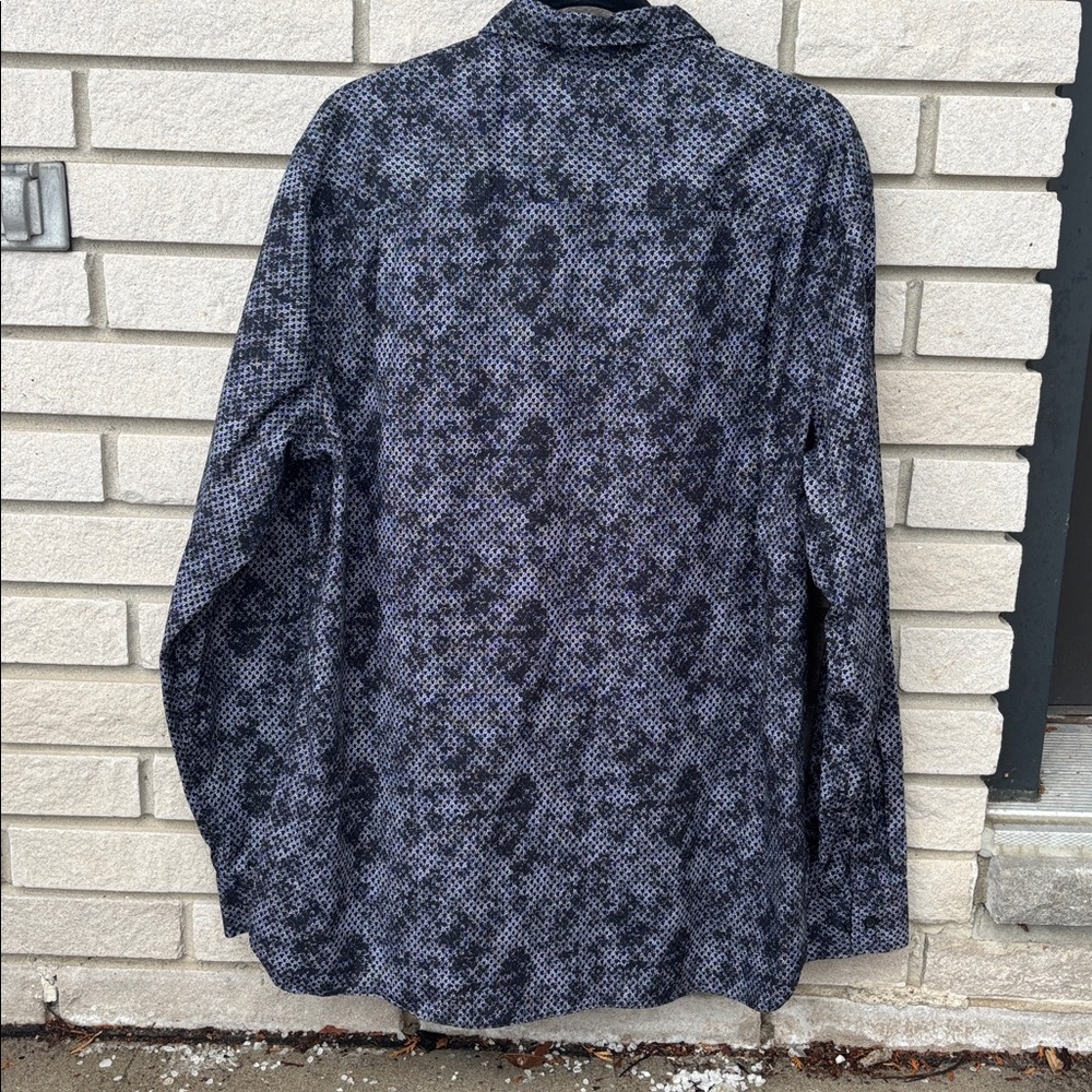 Ted Baker Sportshirt Black and Grey Sz XL - Picture 6 of 7